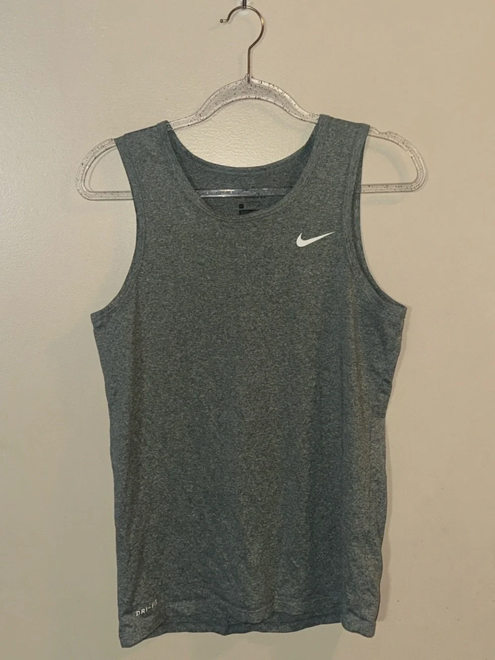 Nike‎ Small Gray Dri Fit “The Nike Shirt” Tank Top